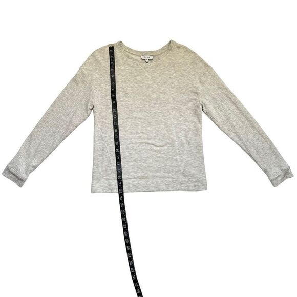 Reiss Long-Sleeve Top Gray Crew Neck Size XSmall Soft Viscose blend - Picture 9 of 11